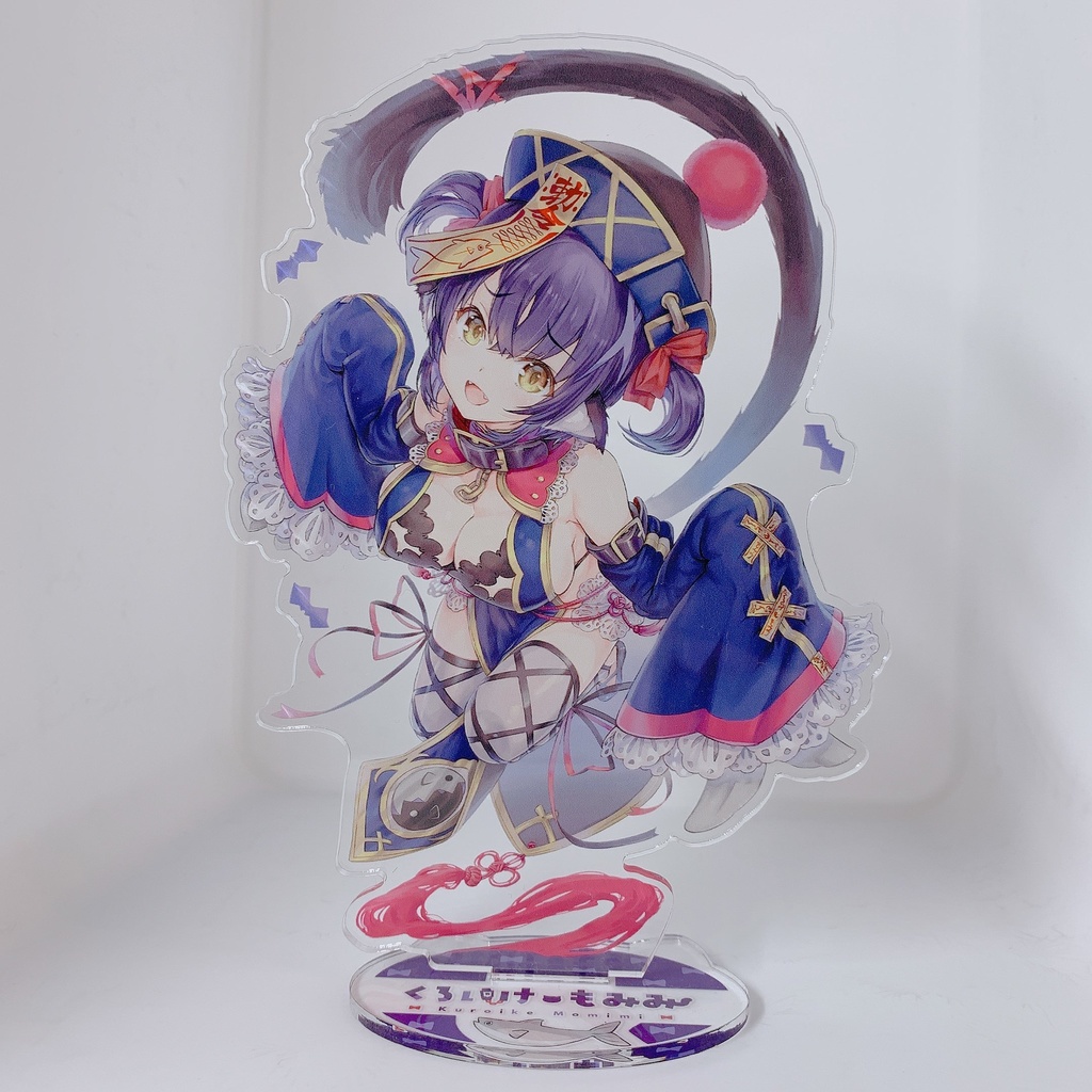 【受注生産】【再販無し】（1周年記念）限定『くろ・キョンシーもみみ』 アクリルフィギア