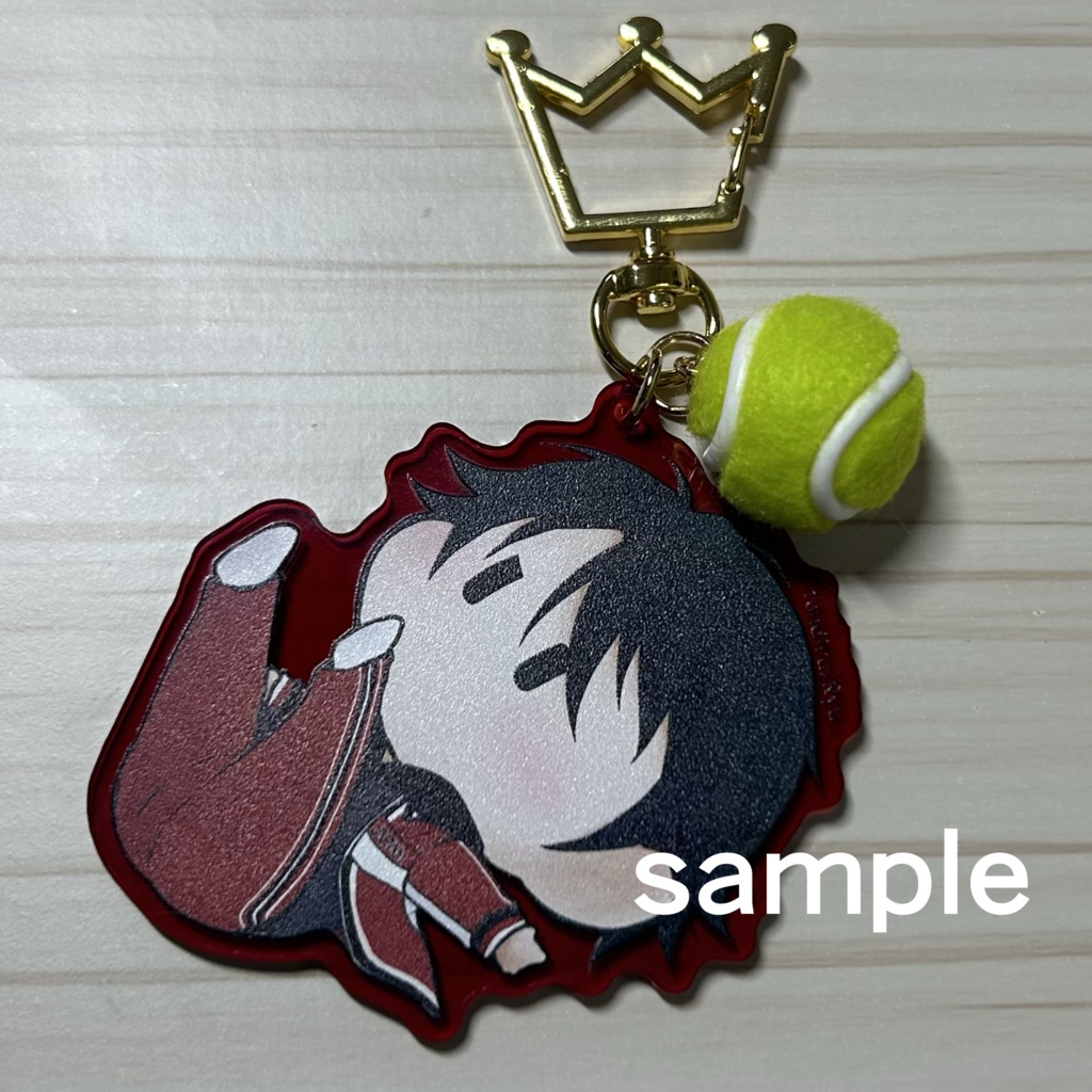 ころん、とちびのアクリルキーホルダー