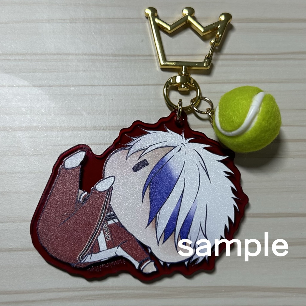 ころん、とちびのアクリルキーホルダー