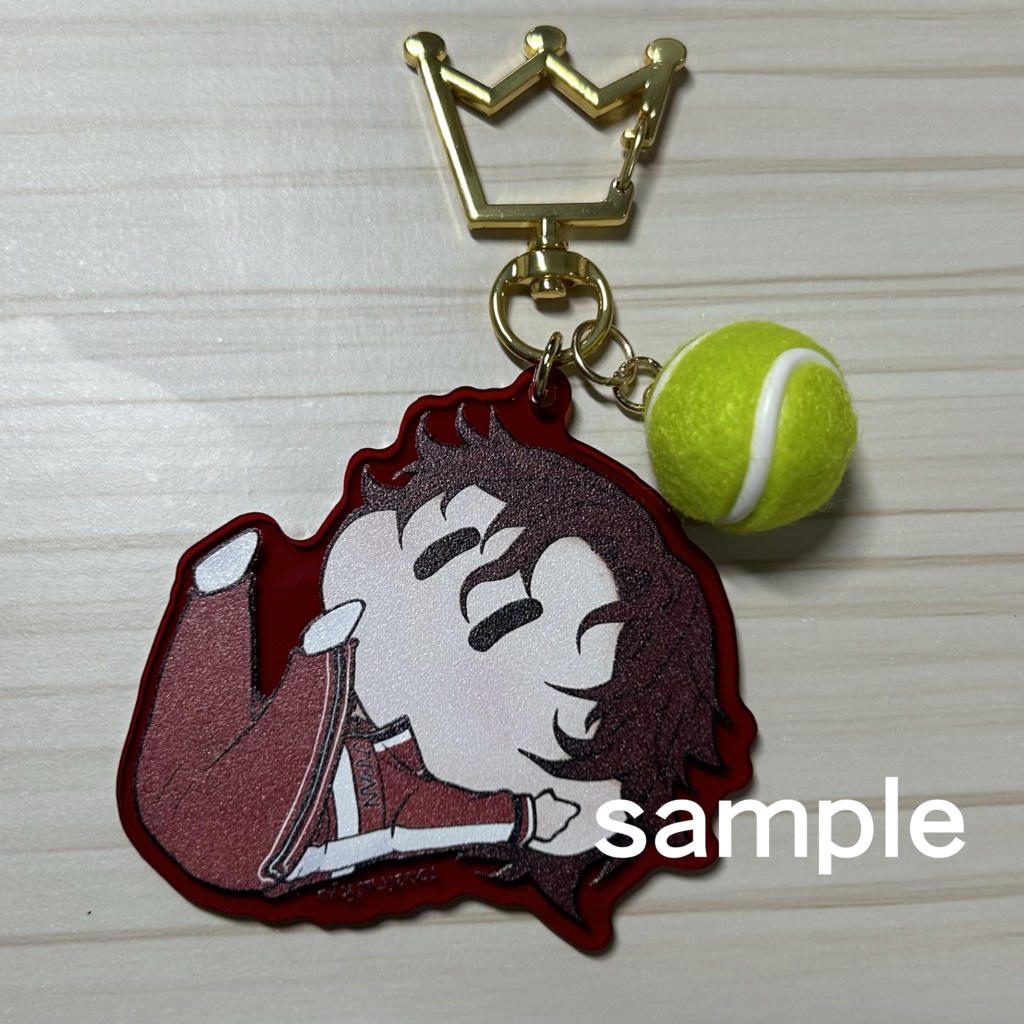 ころん、とちびのアクリルキーホルダー