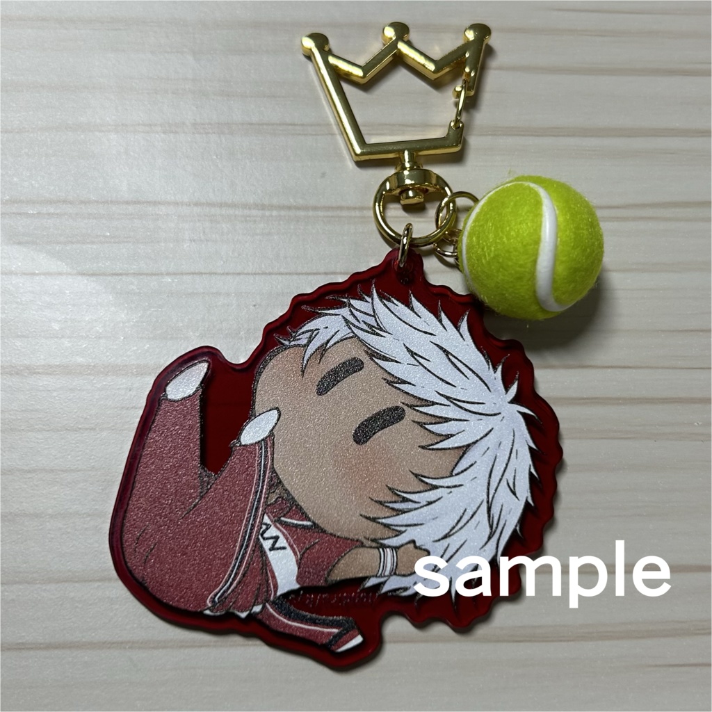 ころん、とちびのアクリルキーホルダー