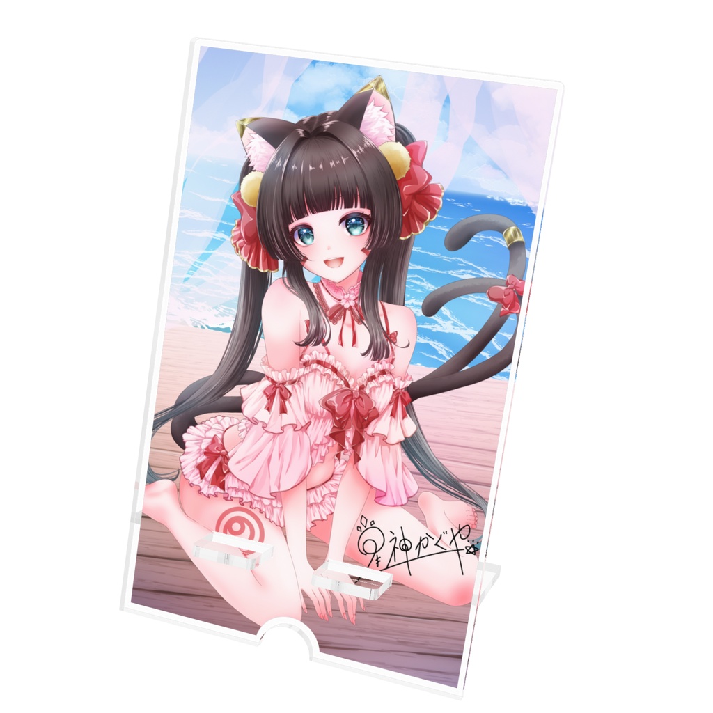 【 🌻夏季限定🌻】星神かぐや アクリルスマホスタンド 10cm×16cm 《2026水着》