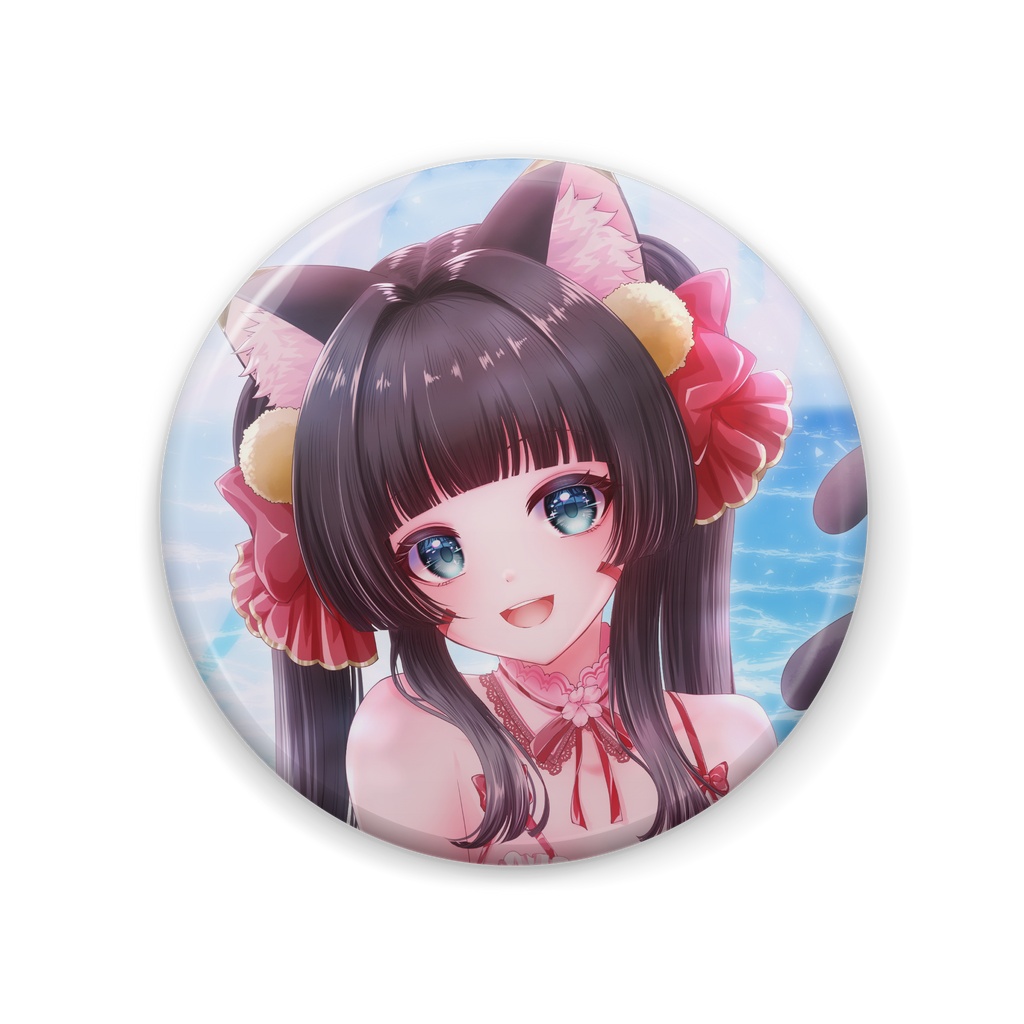【🌻夏季限定🌻】星神かぐや 缶バッジ 57mm 《2026水着》
