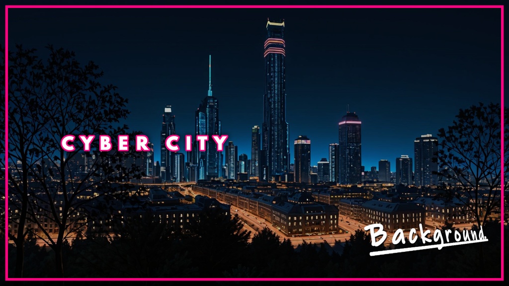 CYBER CITY BACKGROUND vol.0004【壁紙版同梱/二次使用可/商用利用可】