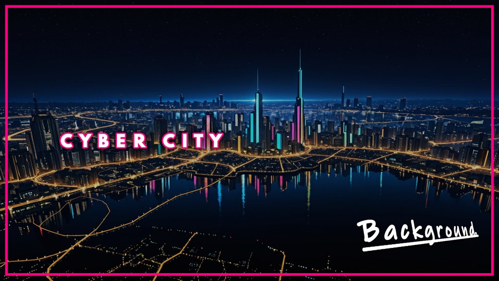 CYBER CITY BACKGROUND vol.0004【壁紙版同梱/二次使用可/商用利用可】