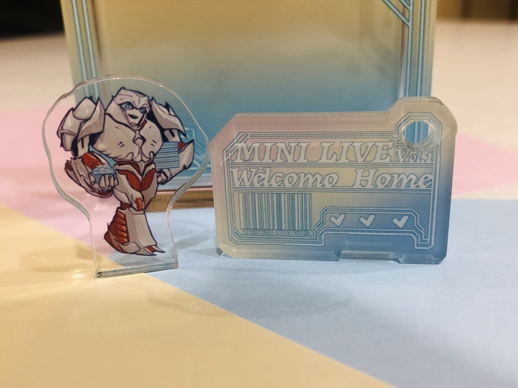 變形金剛 TFP 雙層壓克力盒玩吊飾/飯友 Megatronus + Soundwave x Orion Pax