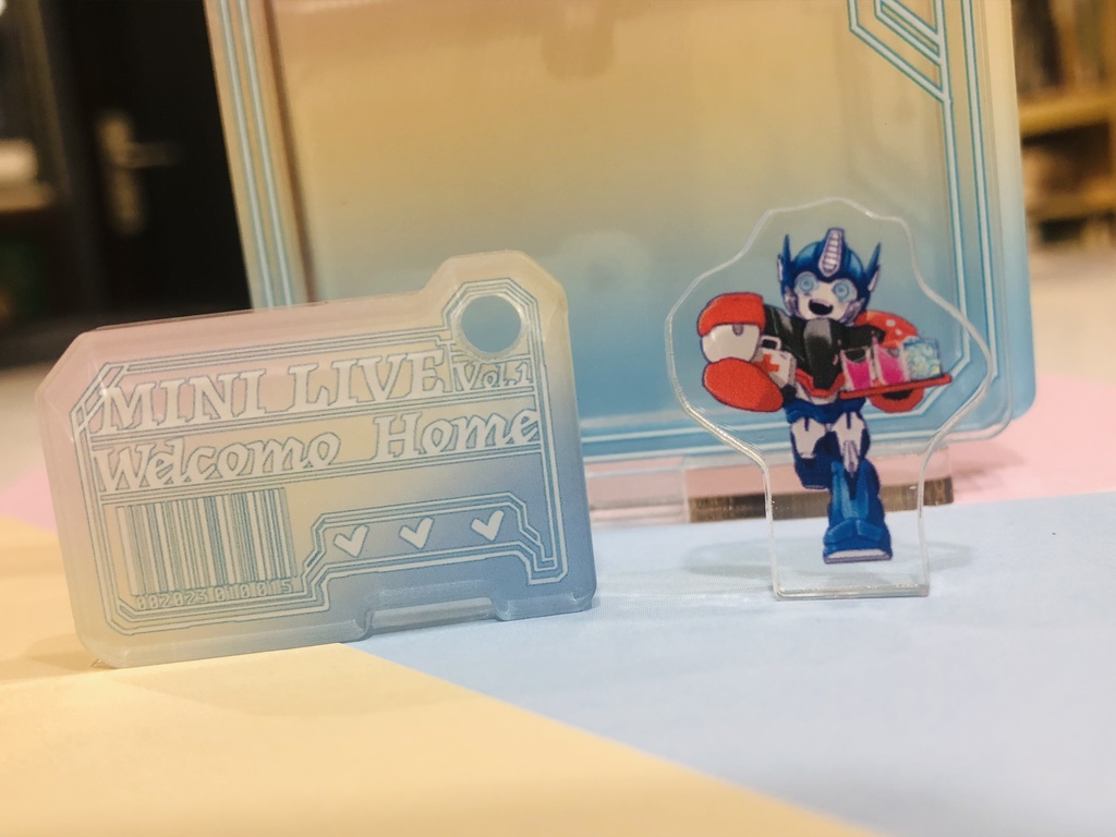 變形金剛 TFP 雙層壓克力盒玩吊飾/飯友 Megatronus + Soundwave x Orion Pax