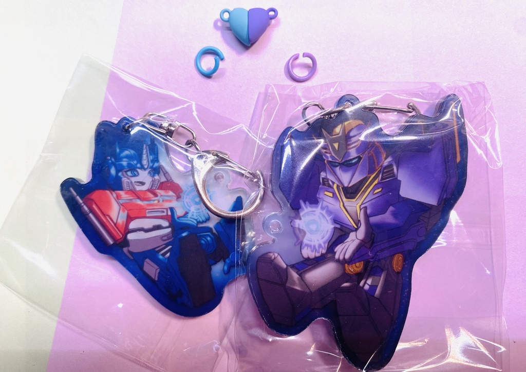 TFONE 源起 密卡托納斯X柯博文 愛心磁吸吊飾