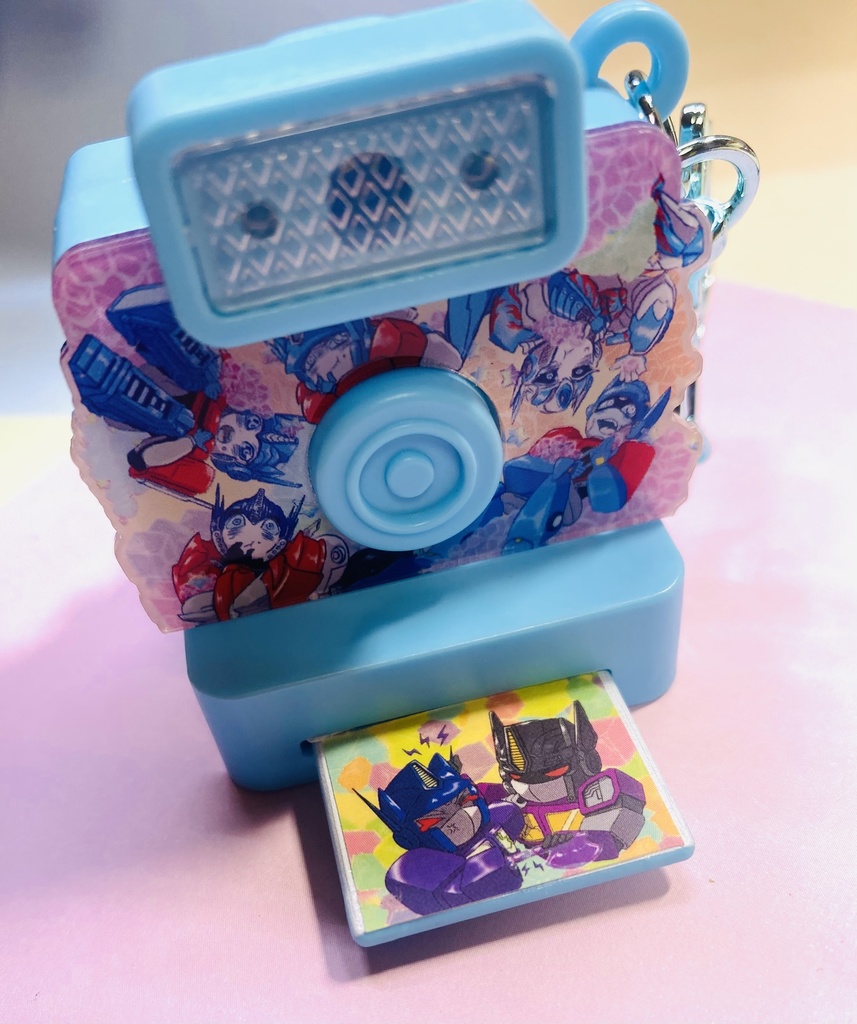 變形金剛 多宇宙-Optimus Prime 拍立得樣式小吊飾