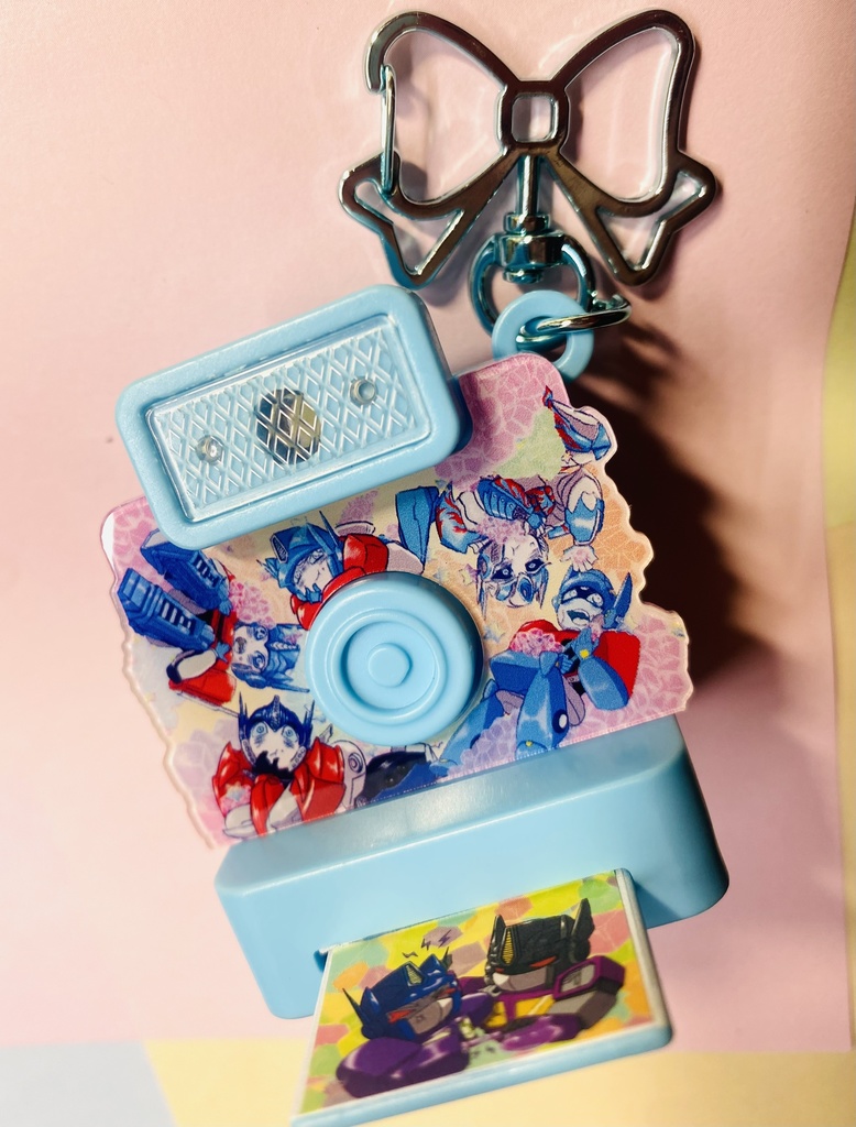 變形金剛 多宇宙-Optimus Prime 拍立得樣式小吊飾