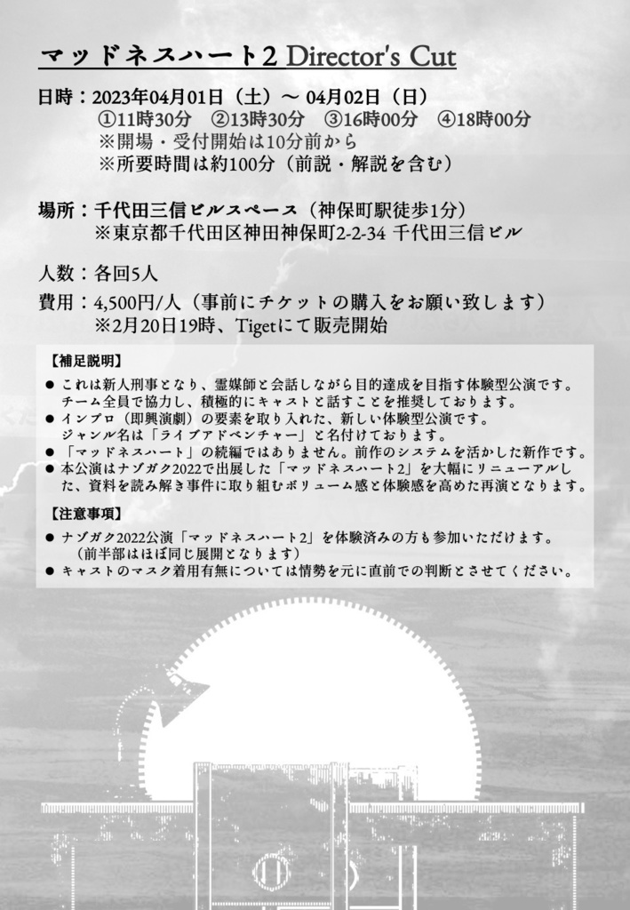 【データファイル】ライブアドベンチャー「マッドネスハート2 Director's Cut」