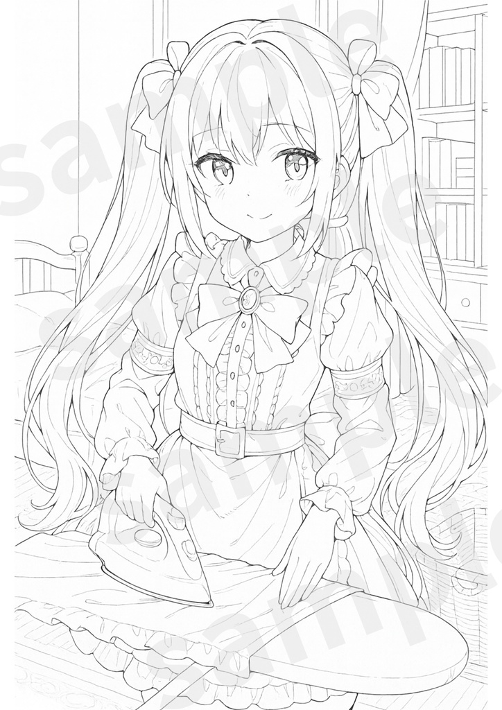 物語を彩るファンタジー塗り絵