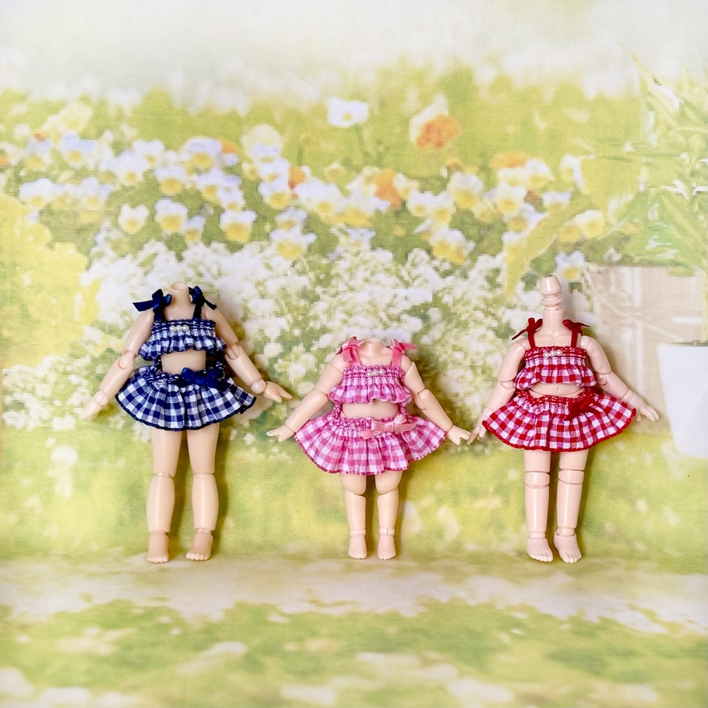 水着 オビツ11・ピコニーモP・ねんどろいどどーる用