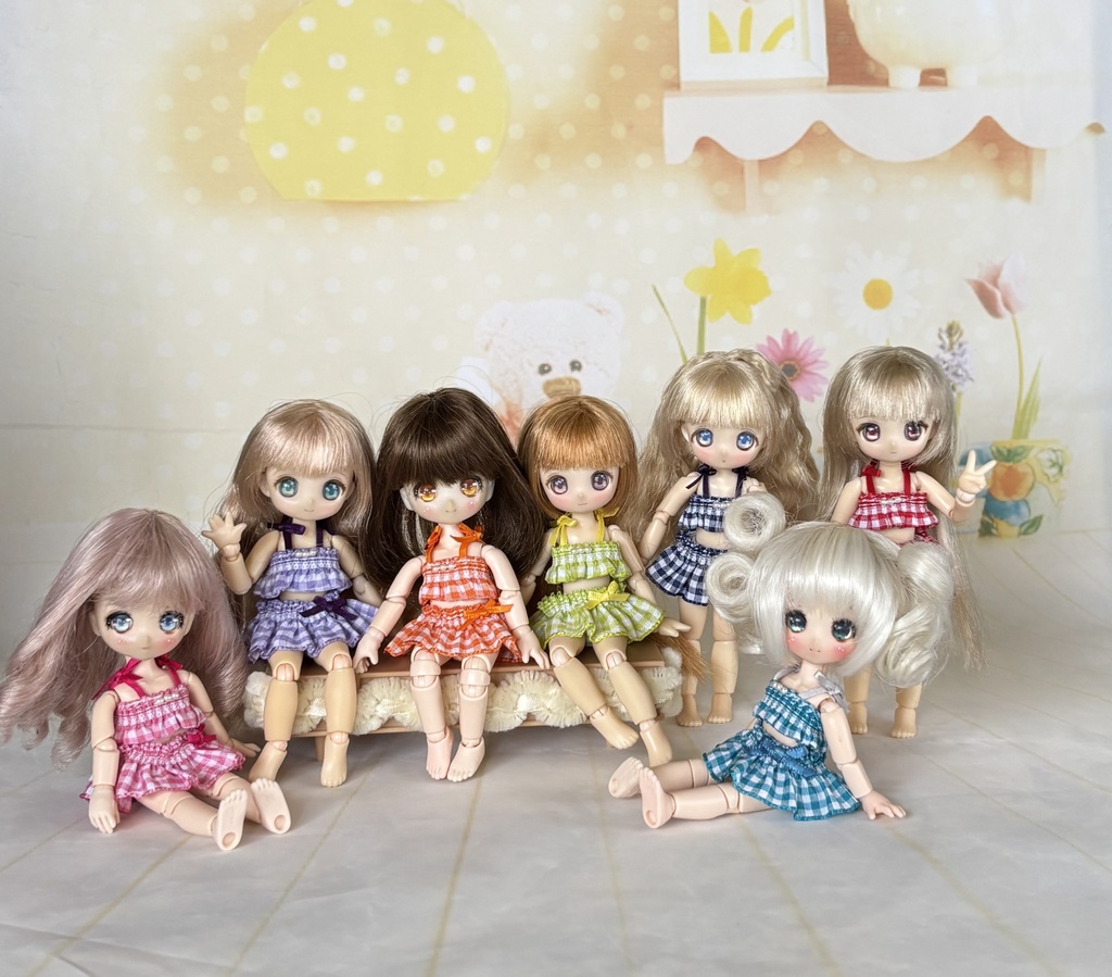 水着 オビツ11・ピコニーモP・ねんどろいどどーる用