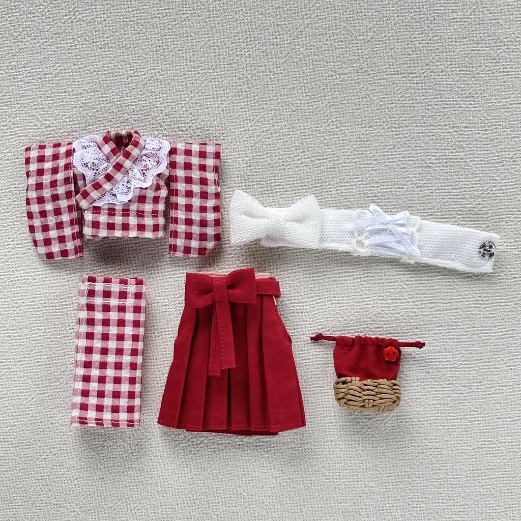 着物・袴セット オビツ11・ねんどろいどどーる用