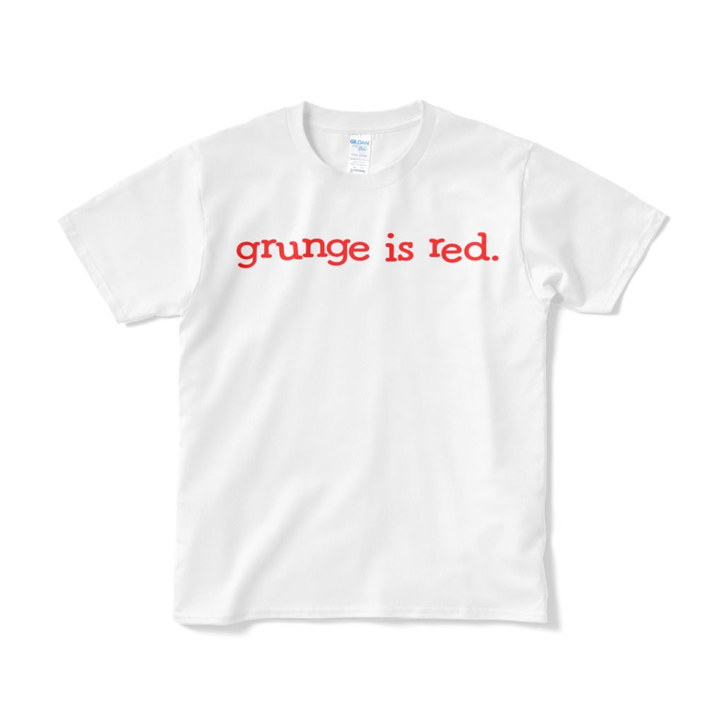 明志雨音 SOLO ONEMAN LIVE【GRUNGE IS RED】Tシャツ 白