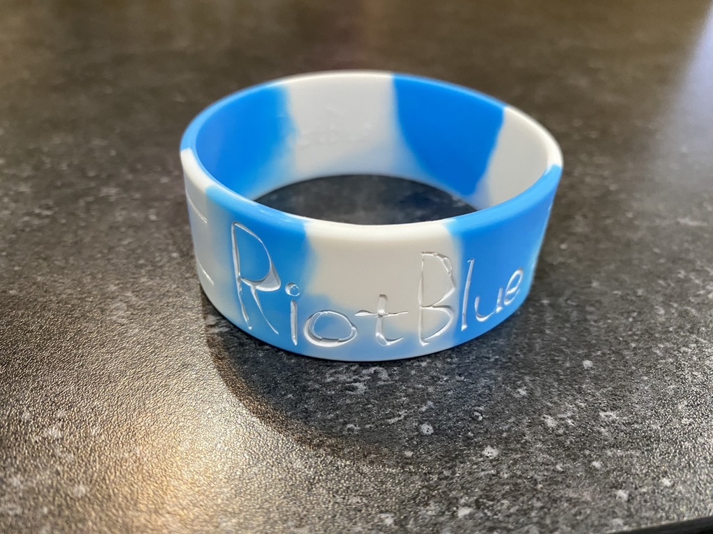 Riot Blueラバーバンド