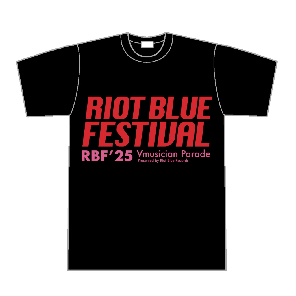 【事後通販予約】RIOT BLUE FESTIVAL’25 Tシャツ