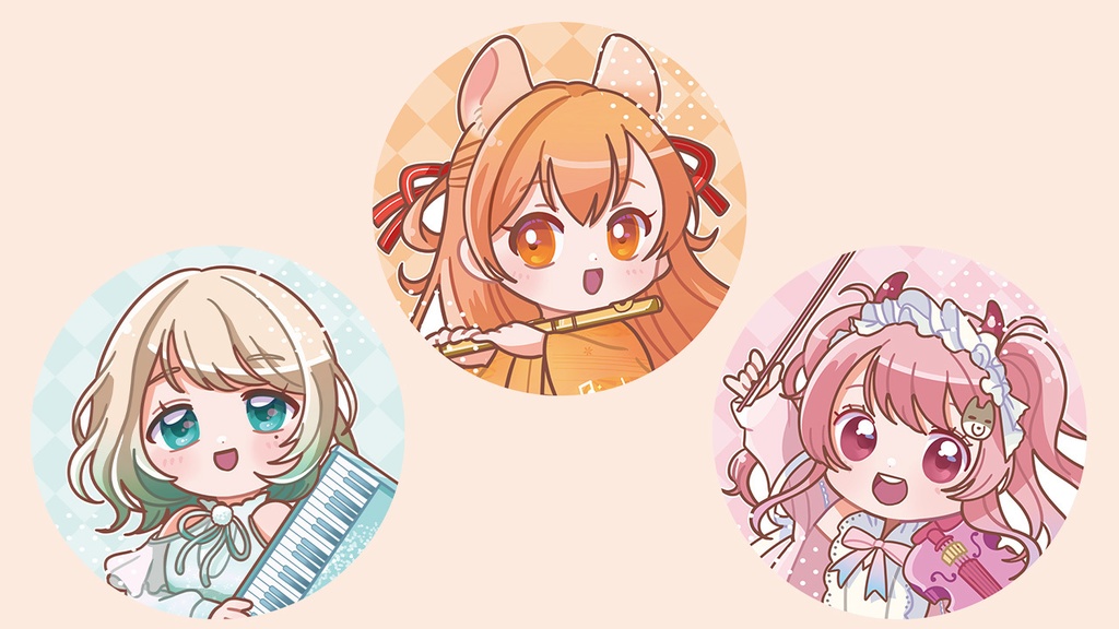 【色彩】缶バッチセット