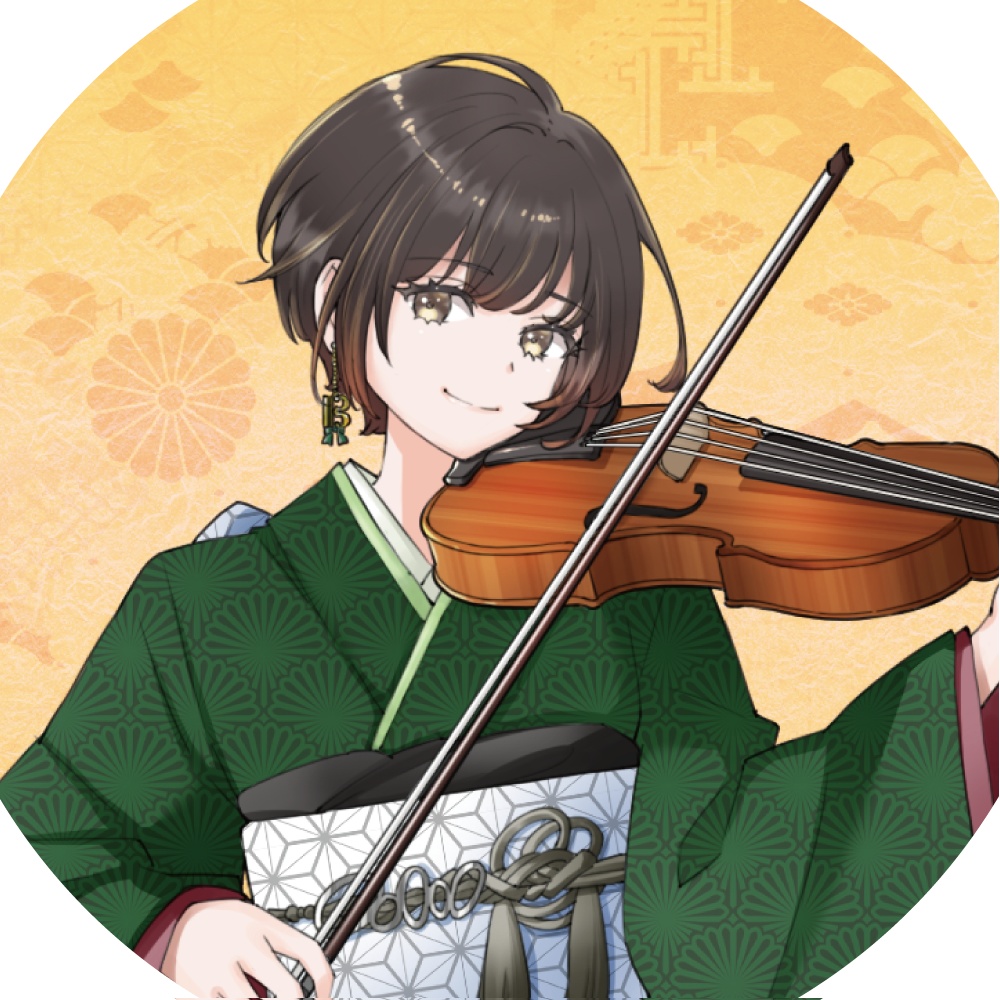 『色彩』迎春 -2026- 缶バッジ【Rika】 