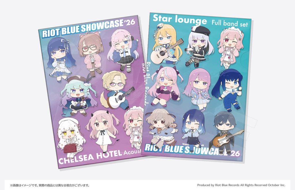 RIOT BLUE SHOWCASE'26 クリアファイル【出演者集合】