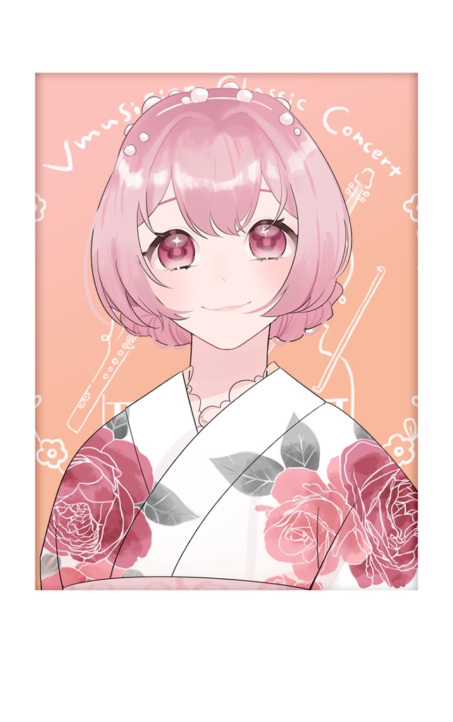 『色彩』一周年 サイン入り描き下ろしイラストカード【舞弦ウラ】