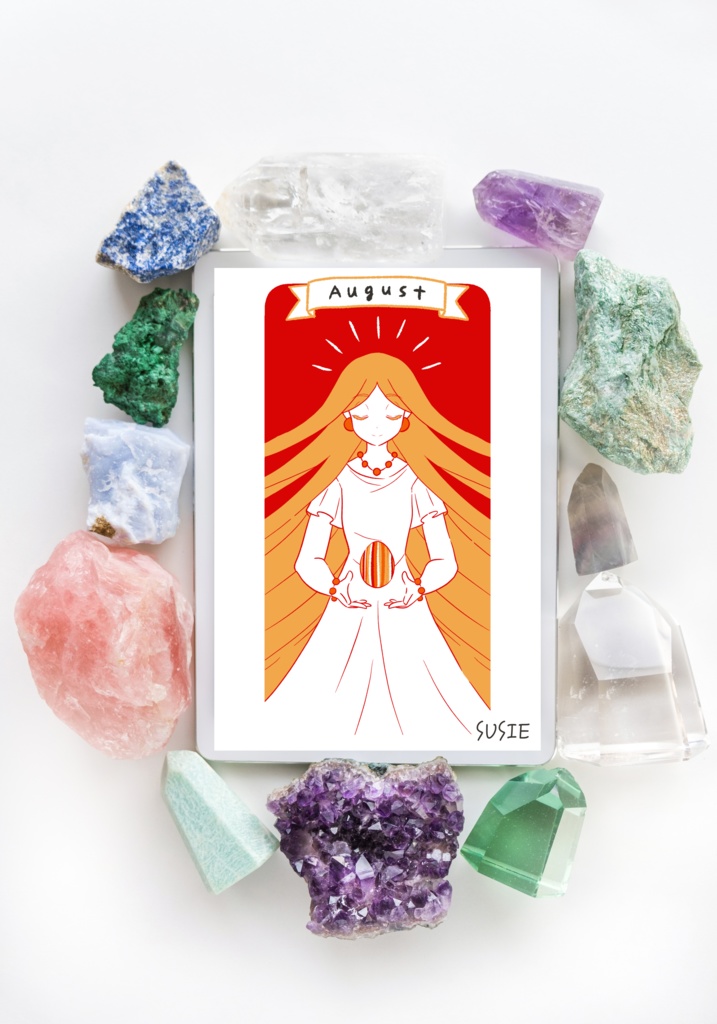 誕生石シリーズ：8月サードオニキス