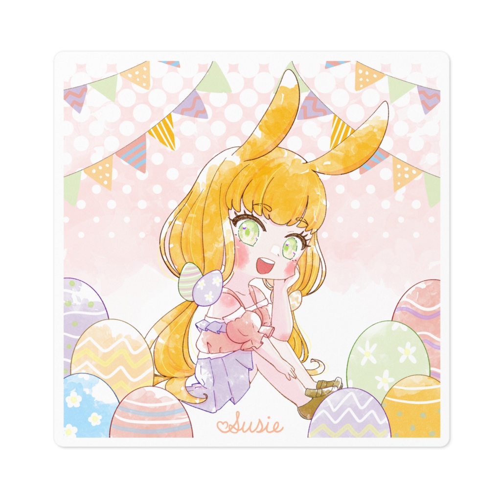 【ステッカー】ハッピーイースター2024