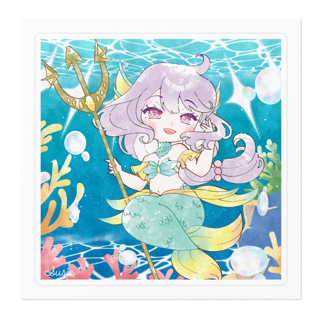 【ステッカー】誇り高き海の王女