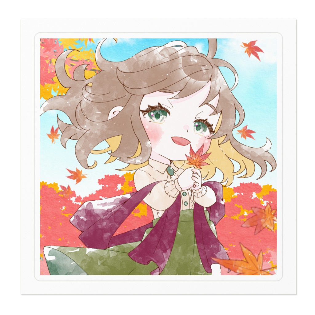 【ステッカー】君と秋の空の下で