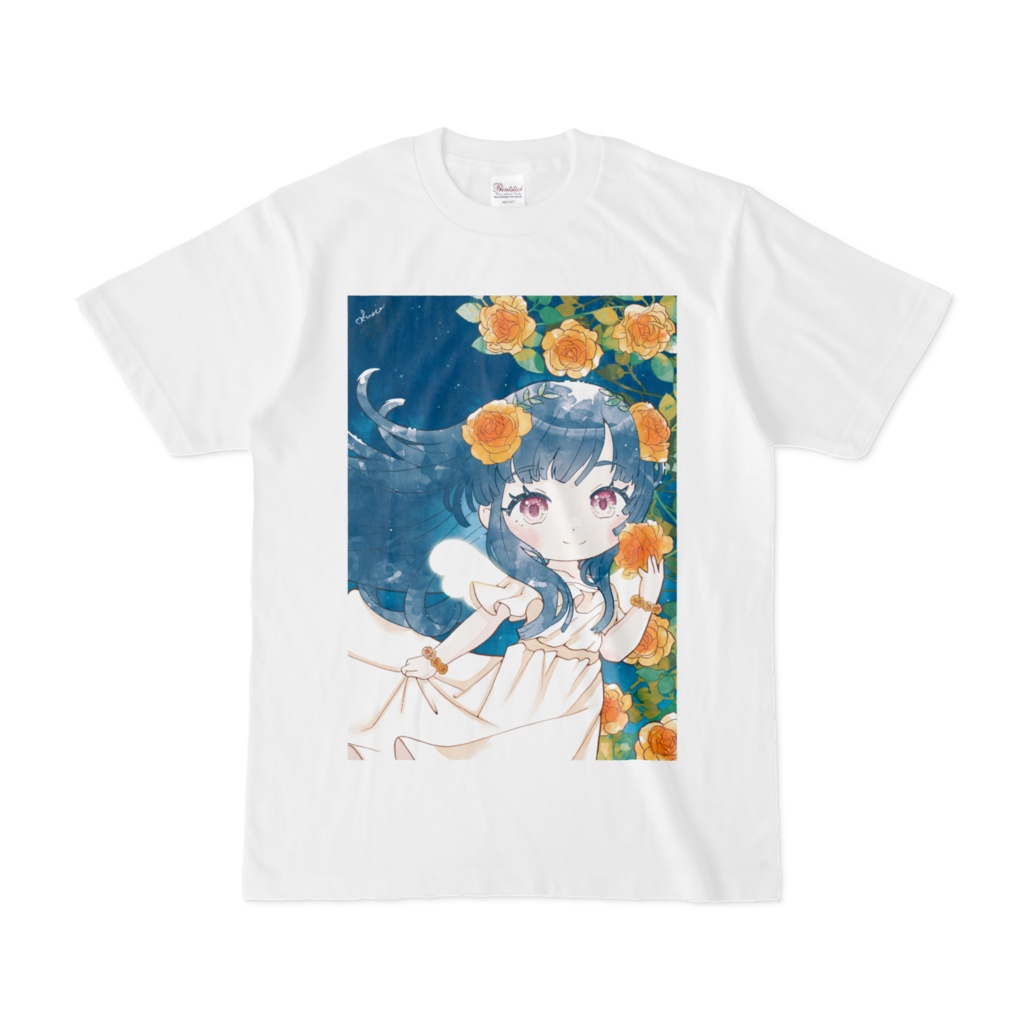 【Tシャツ】天使と薔薇の幻想夜