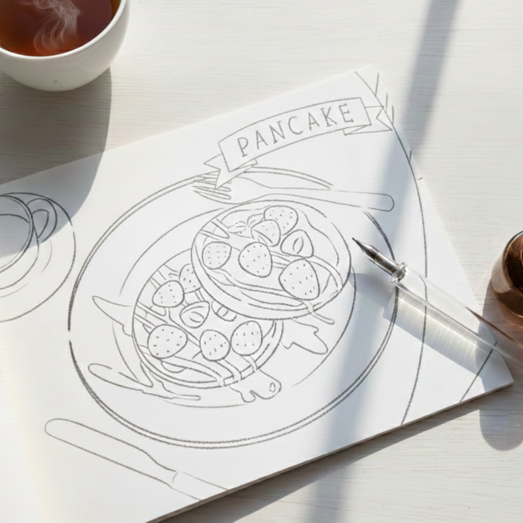 ガラスペンで“書く楽しさ”を味わえる、洋菓子モチーフのなぞり絵ブック