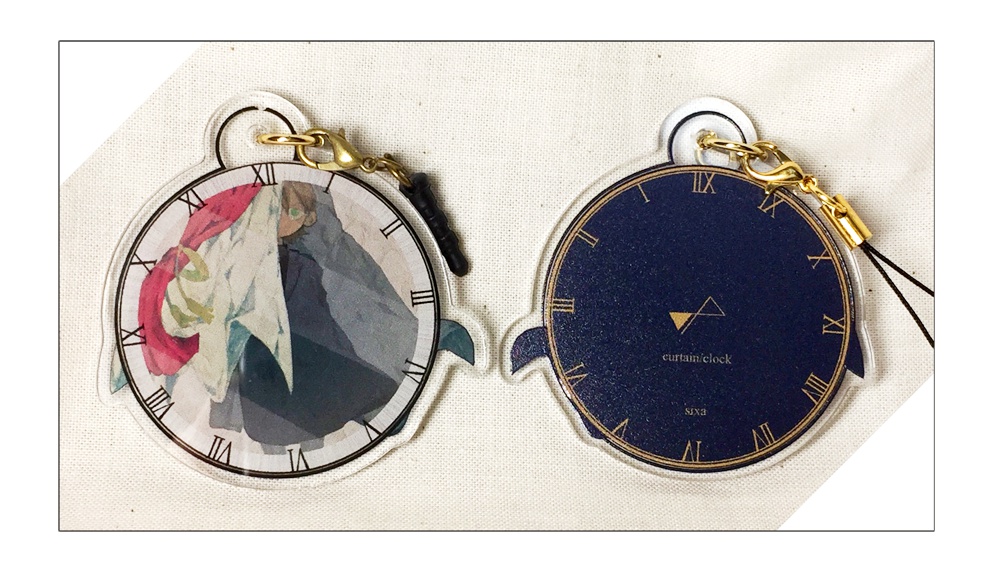 curtain / clock