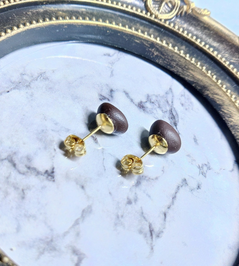 珈琲豆ピアス