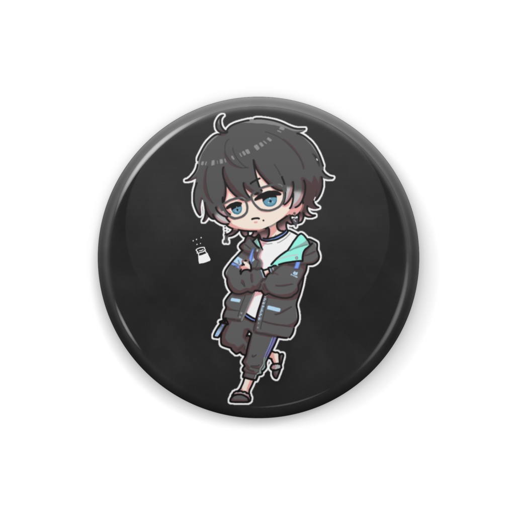 ソルティー🧂の缶バッジ