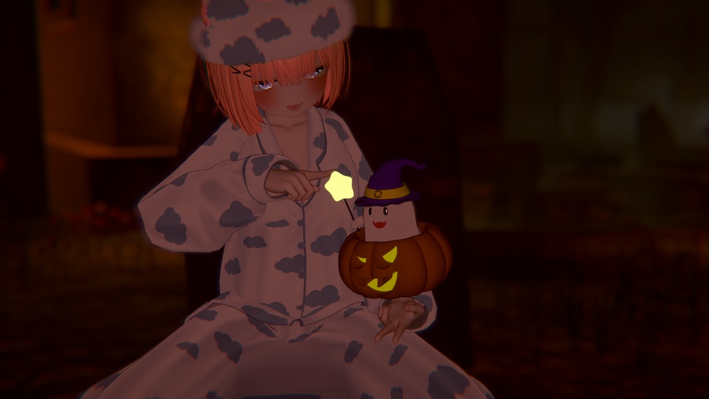 ❤とてもかわいい小さなカボチャの小さな幽霊❤