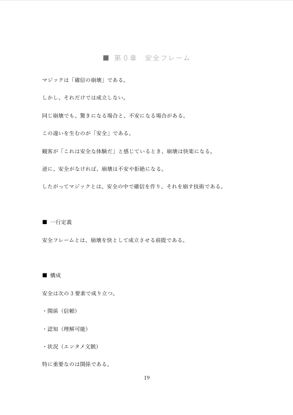 なぜ同じマジックでも差が出るのか — 確信と崩壊を設計する技術 —