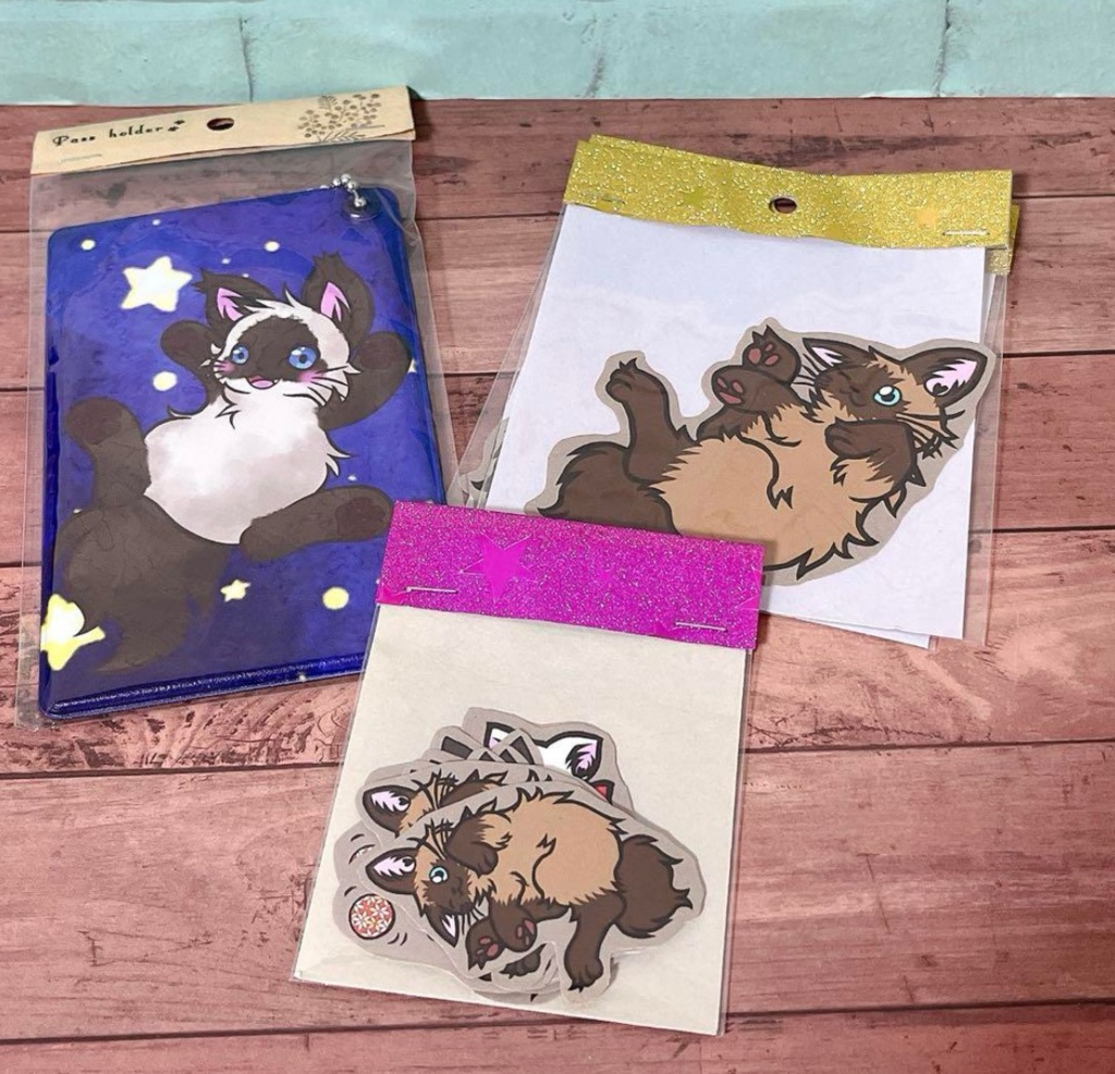 ★シャム柄猫ちゃんグッズ　在庫処分セール★