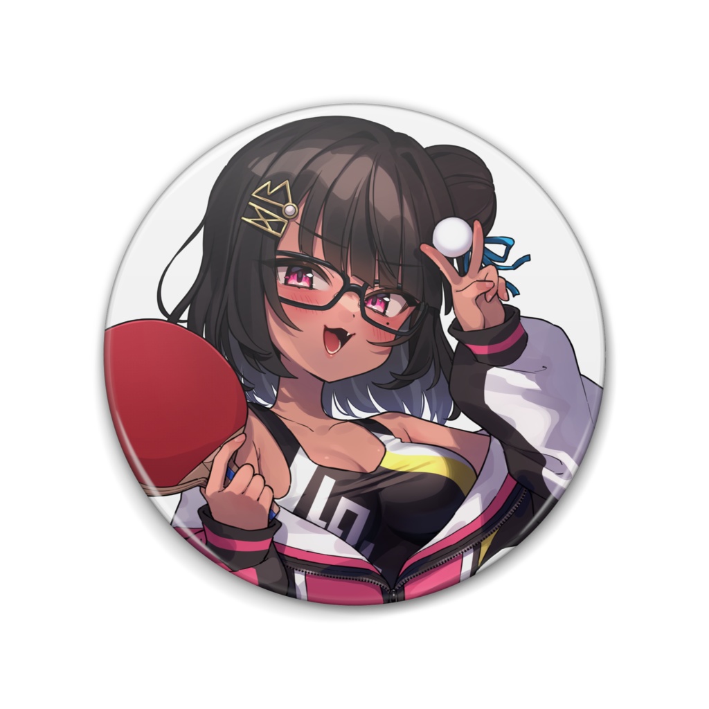 珠宇智かずまめちゃデカ缶バッチ1