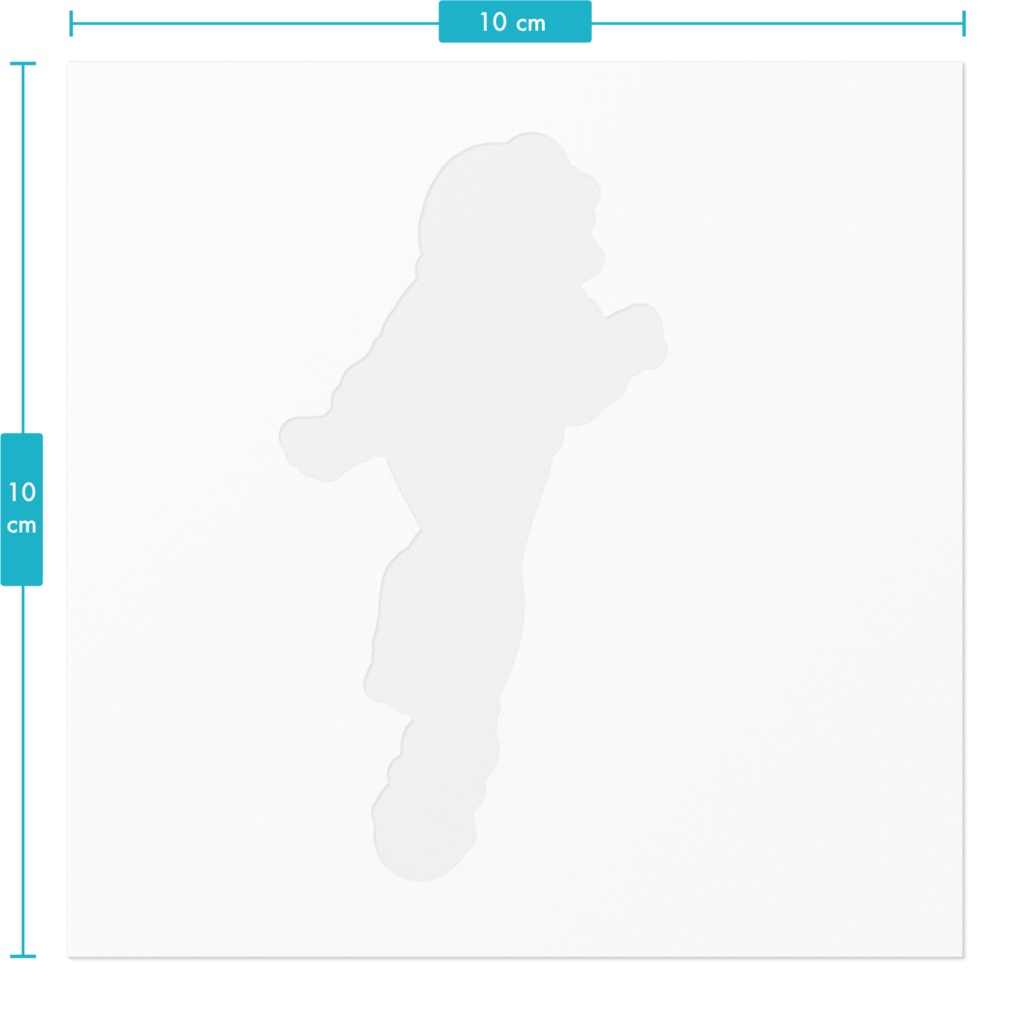 たまちゃんステッカー100×100mm