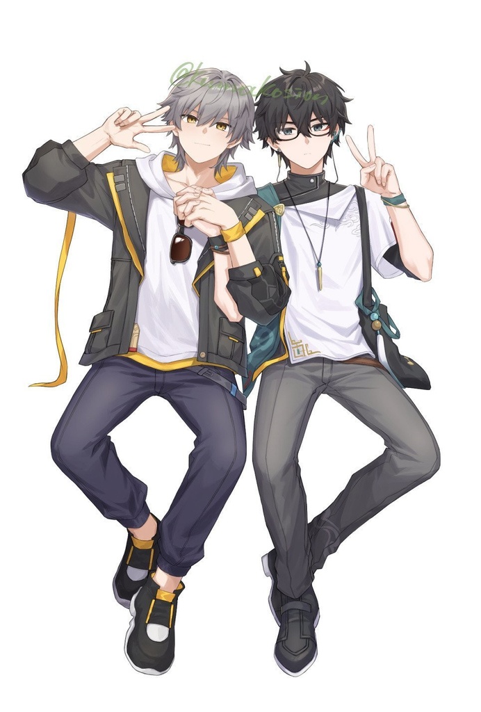 穹丹私服デートアクリルスタンド