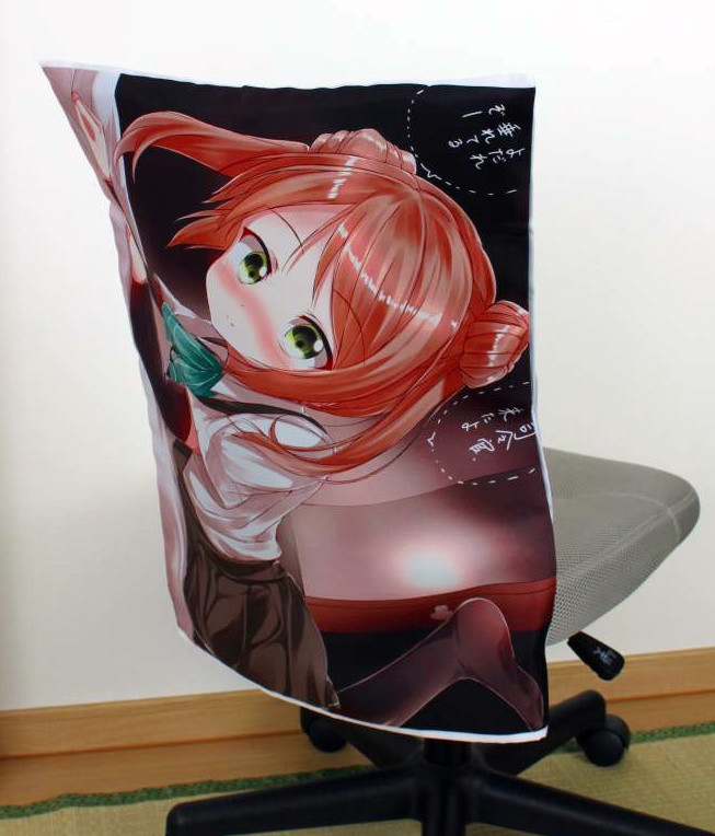 ぺんたごんサンイラスト艦娘枕(椅子)カバー「満潮」