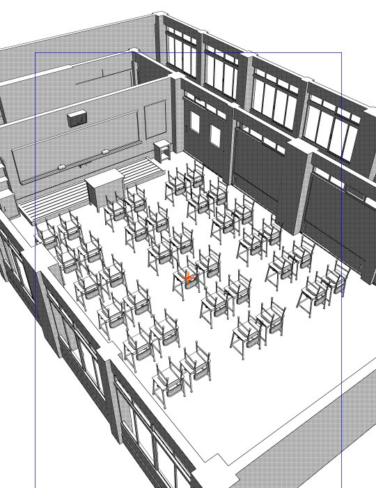 3D教室レイアウト集3_下校セット