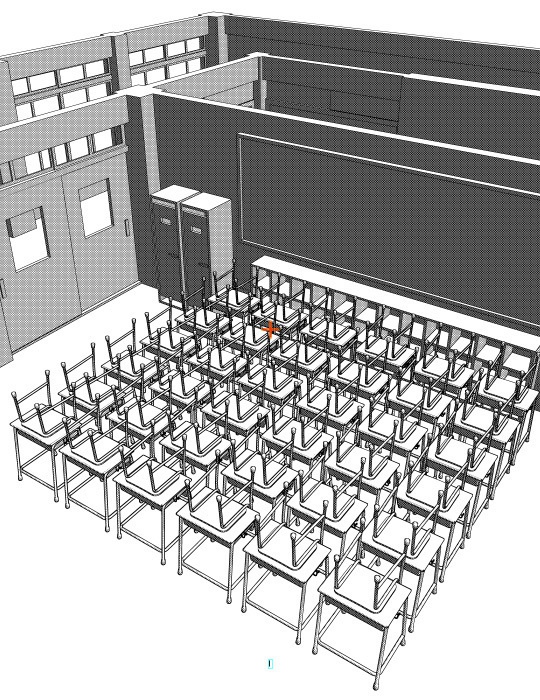 3D教室レイアウト集3_下校セット