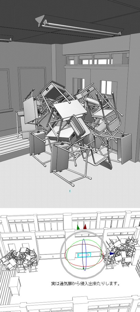 3D教室レイアウト集5_混沌セット