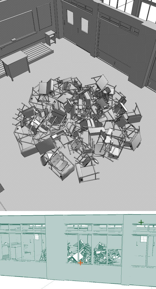 3D教室レイアウト集5_混沌セット