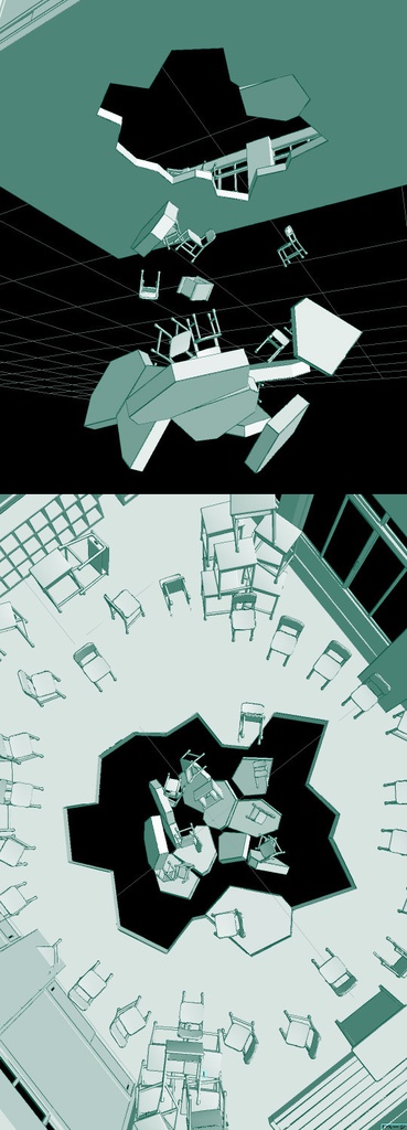 3D教室レイアウト集6_怪奇セット