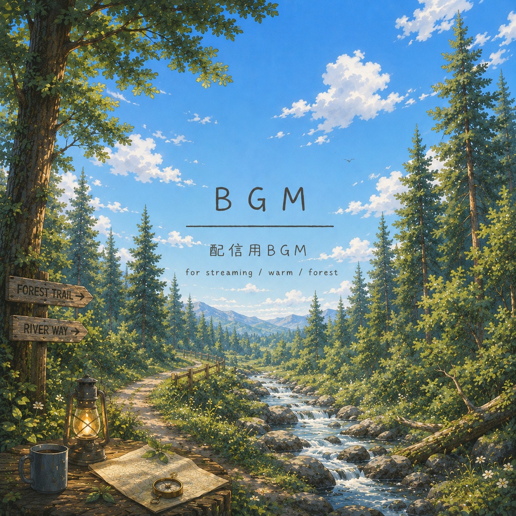 【期間限定0円✨️】暖かい森のBGM素材【WAV/ループ可】