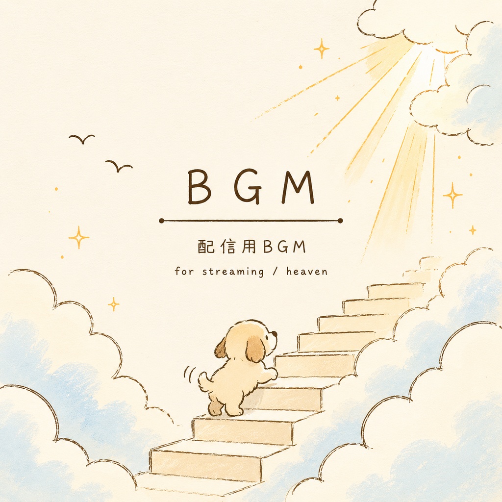 【期間限定0円✨️】天国のようなBGM 【WAV/mp3 ループ可】