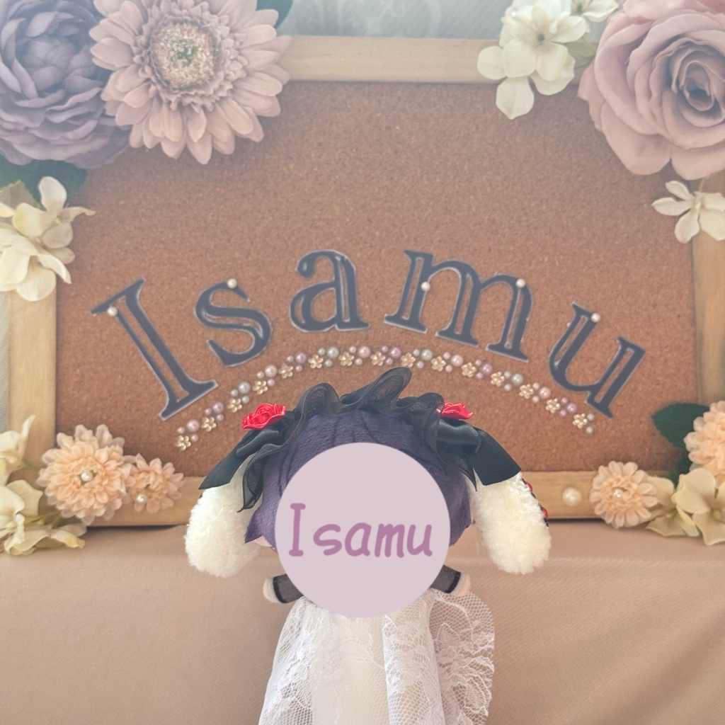 たれみみヘッドドレス BICリボン 【しふぉんブラック×レッド】